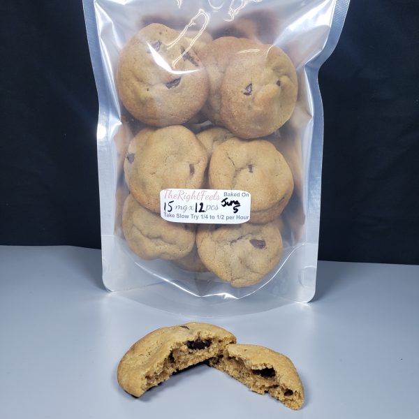 25mg THC Chocolate Chip Cookies