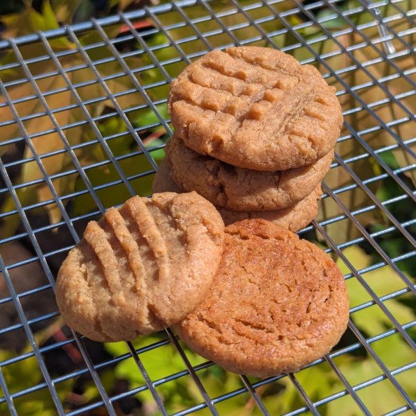 25mg THC Peanut Butter Cookies - No Sugar, Flour or Dairy!